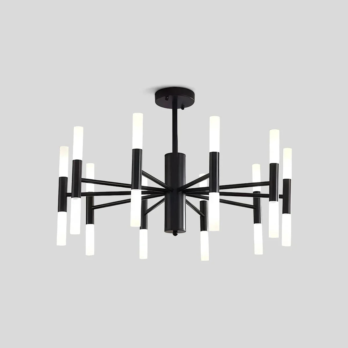 Adjustable Round Tube Chandelier | Desfino