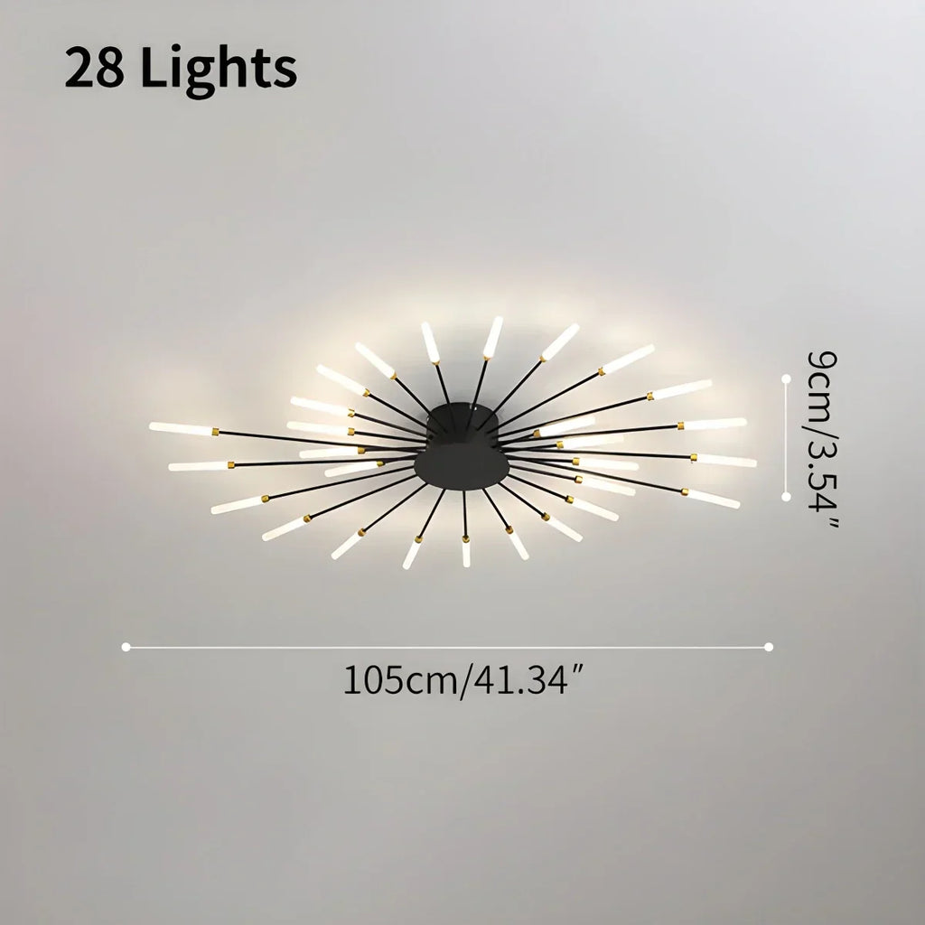 Fireworks Starburst Ceiling Light | Desfino