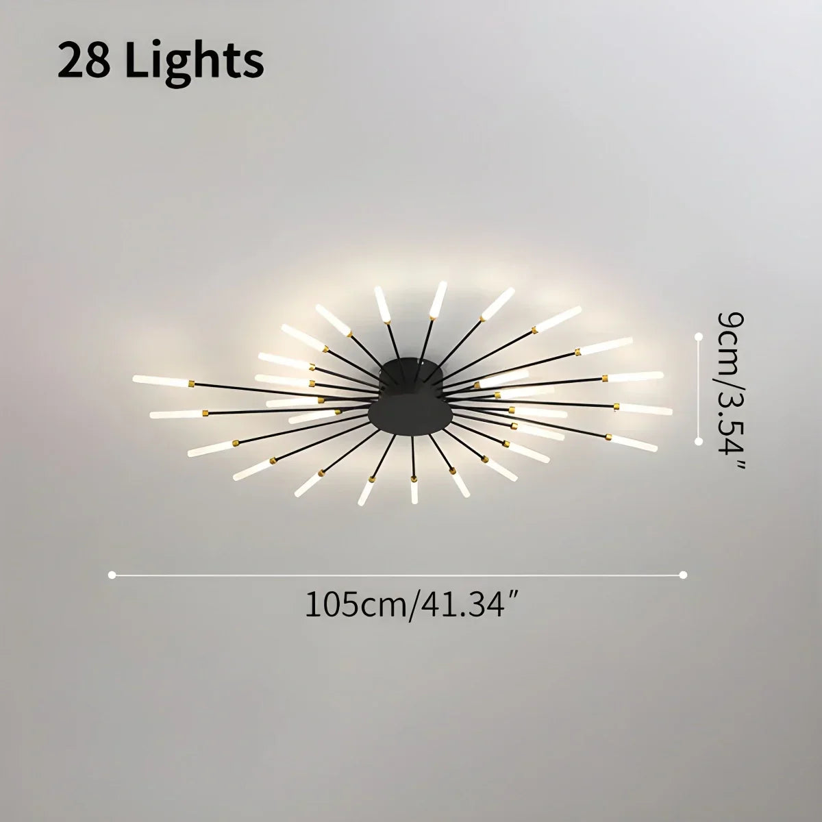 Fireworks Starburst Ceiling Light | Desfino