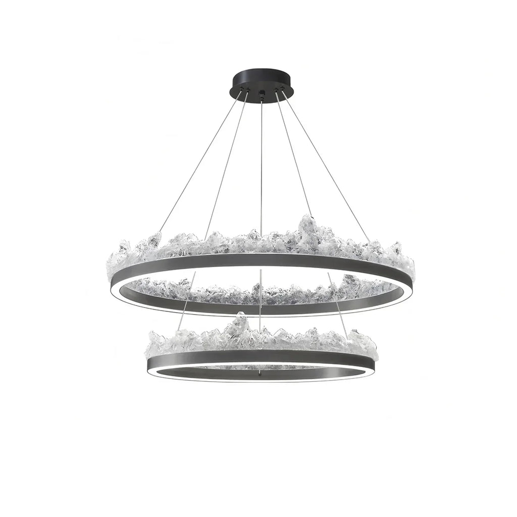 Modern Light Luxury Iceberg Chandelier | Desfino