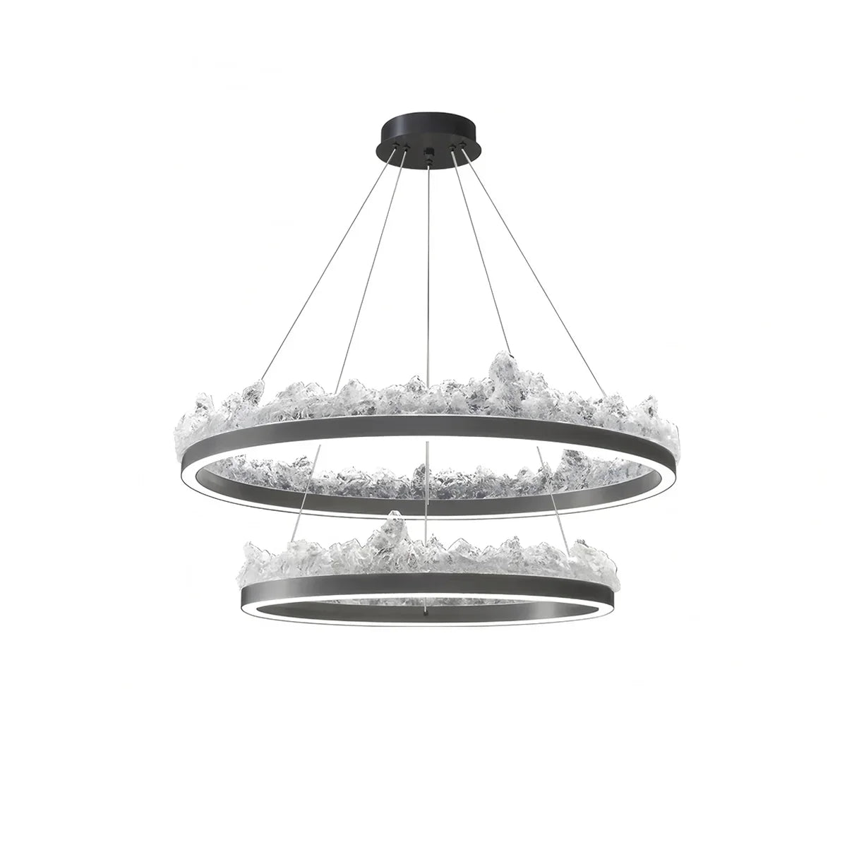 Modern Light Luxury Iceberg Chandelier | Desfino