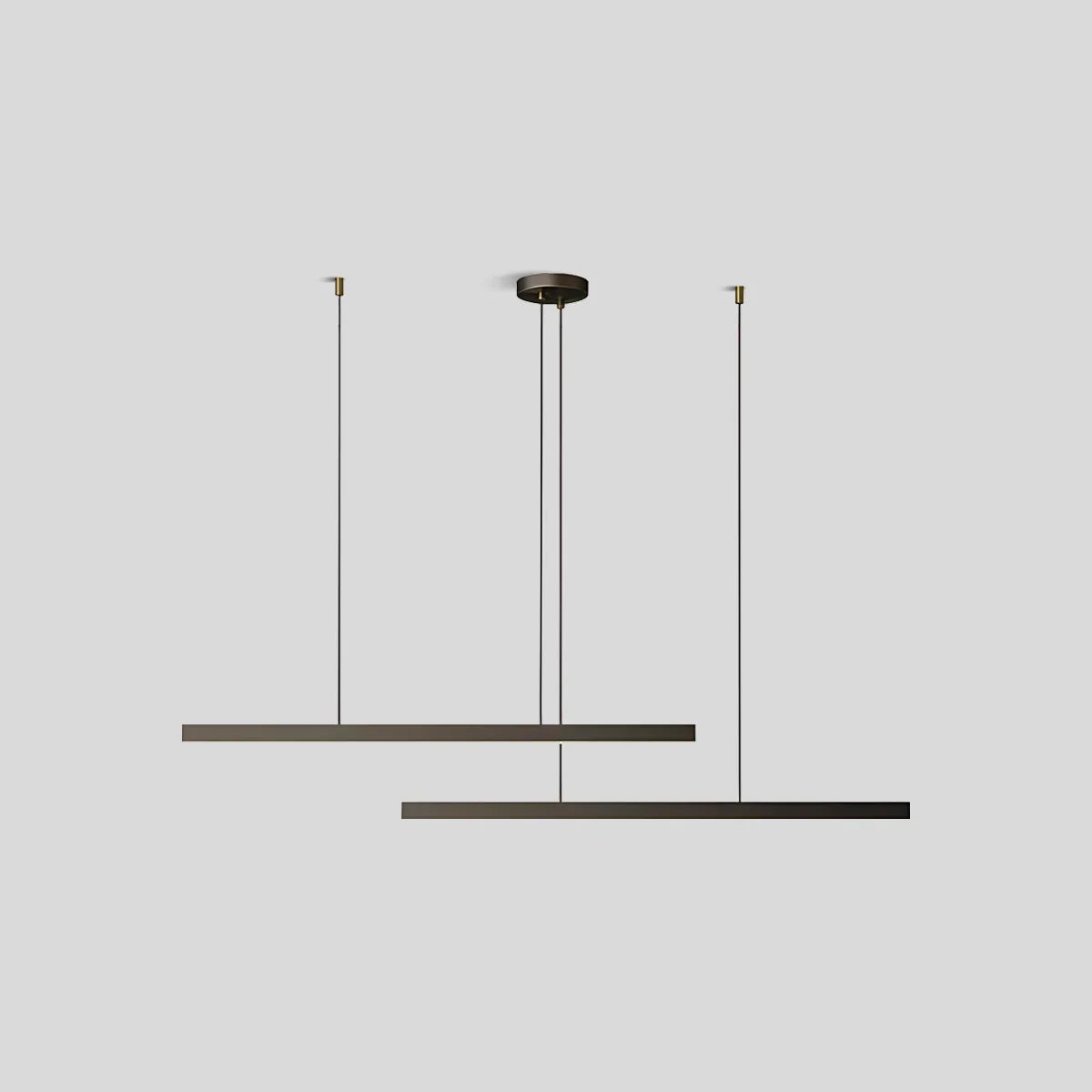All Copper Minimalist Chandelier for Dining & Living Rooms | Desfino