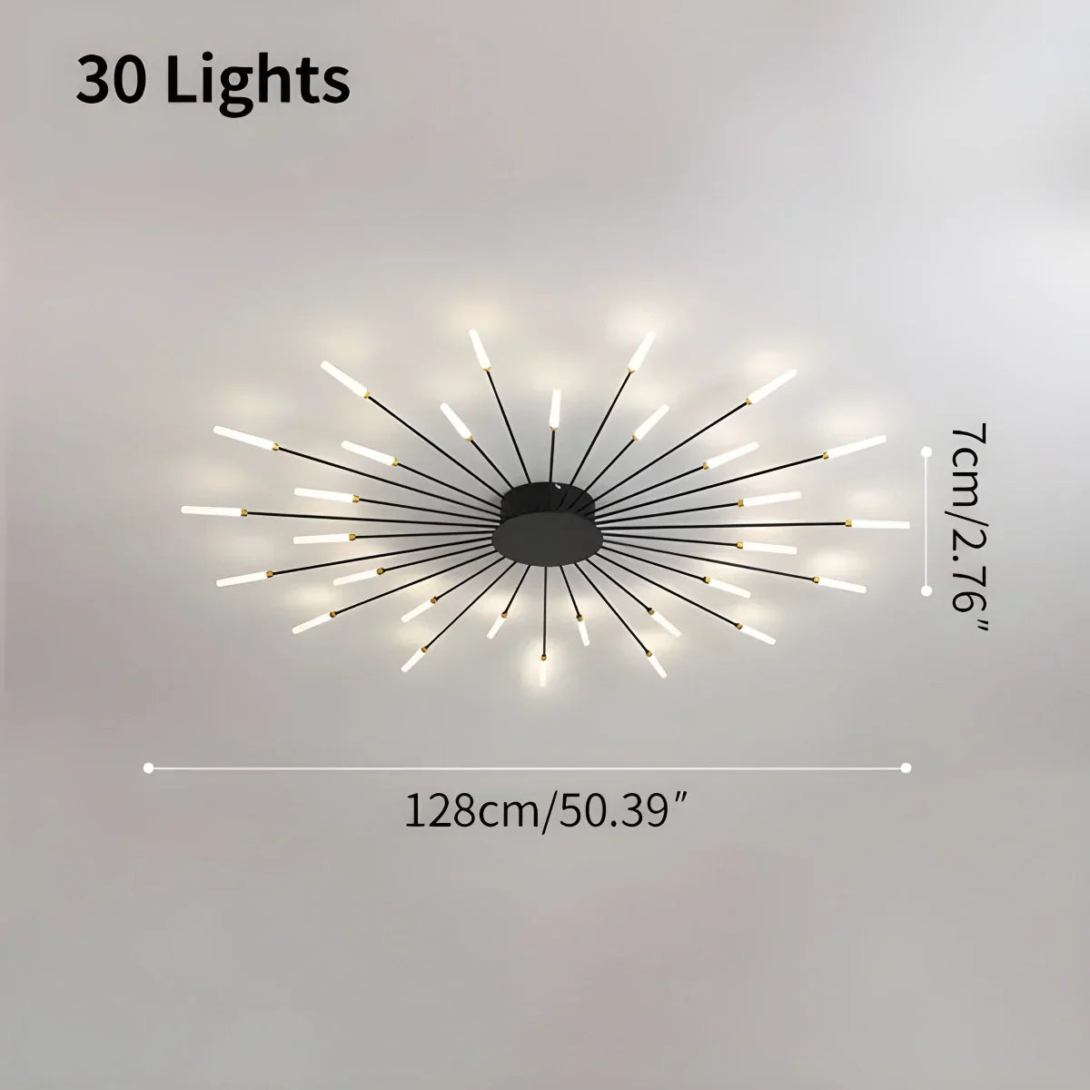 Fireworks Starburst Ceiling Light | Desfino