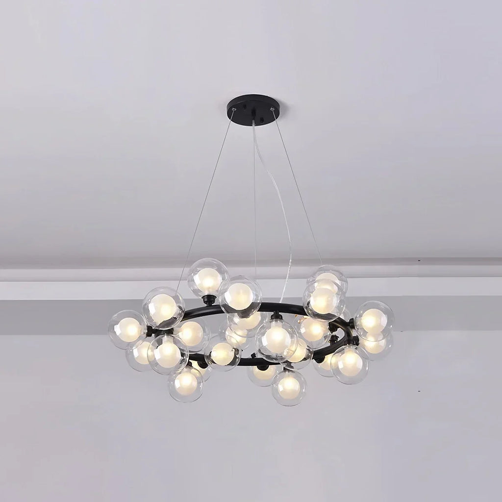 Nur Bubble Glass Chandelier for Living Room | Desfino