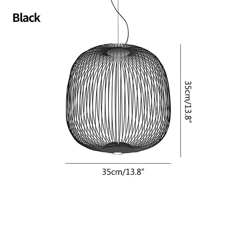 Foscarini Spokes Pendelleuchte in Vogelkäfigform | Desfino