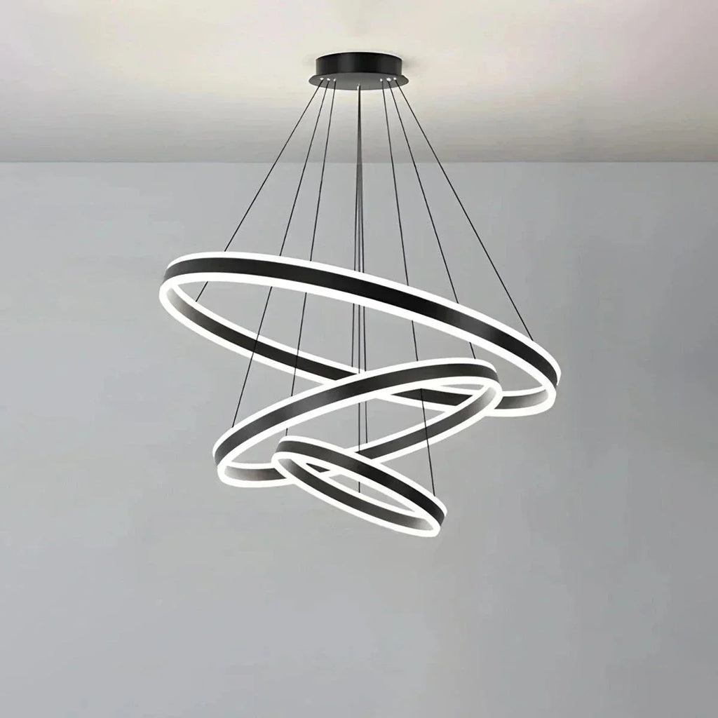 Circle Layered Living Room Chandelier | Desfino