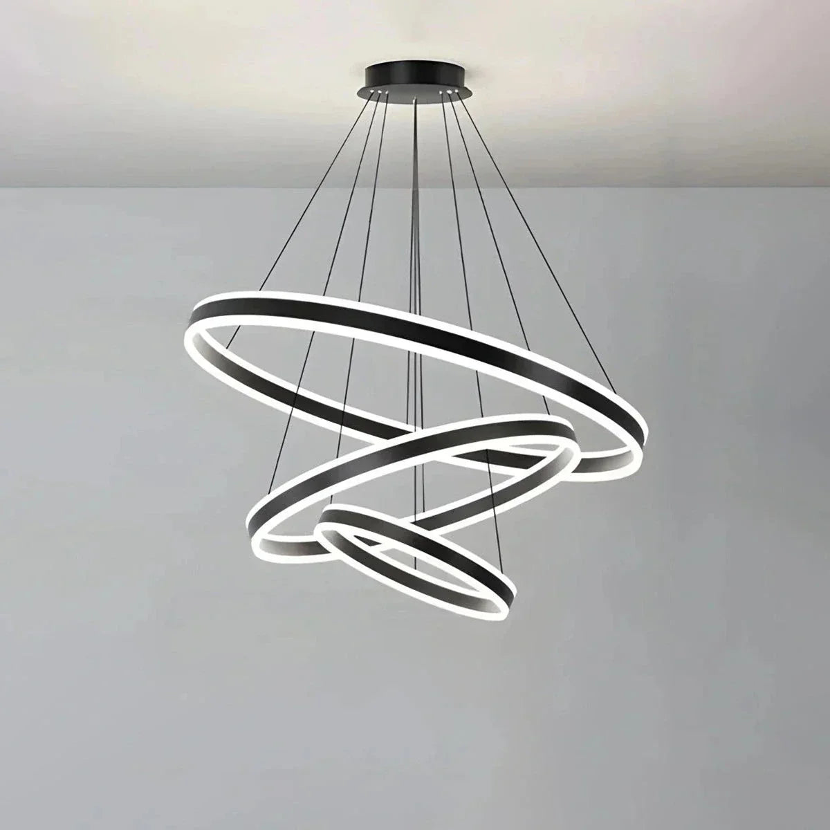 Circle Layered Living Room Chandelier | Desfino