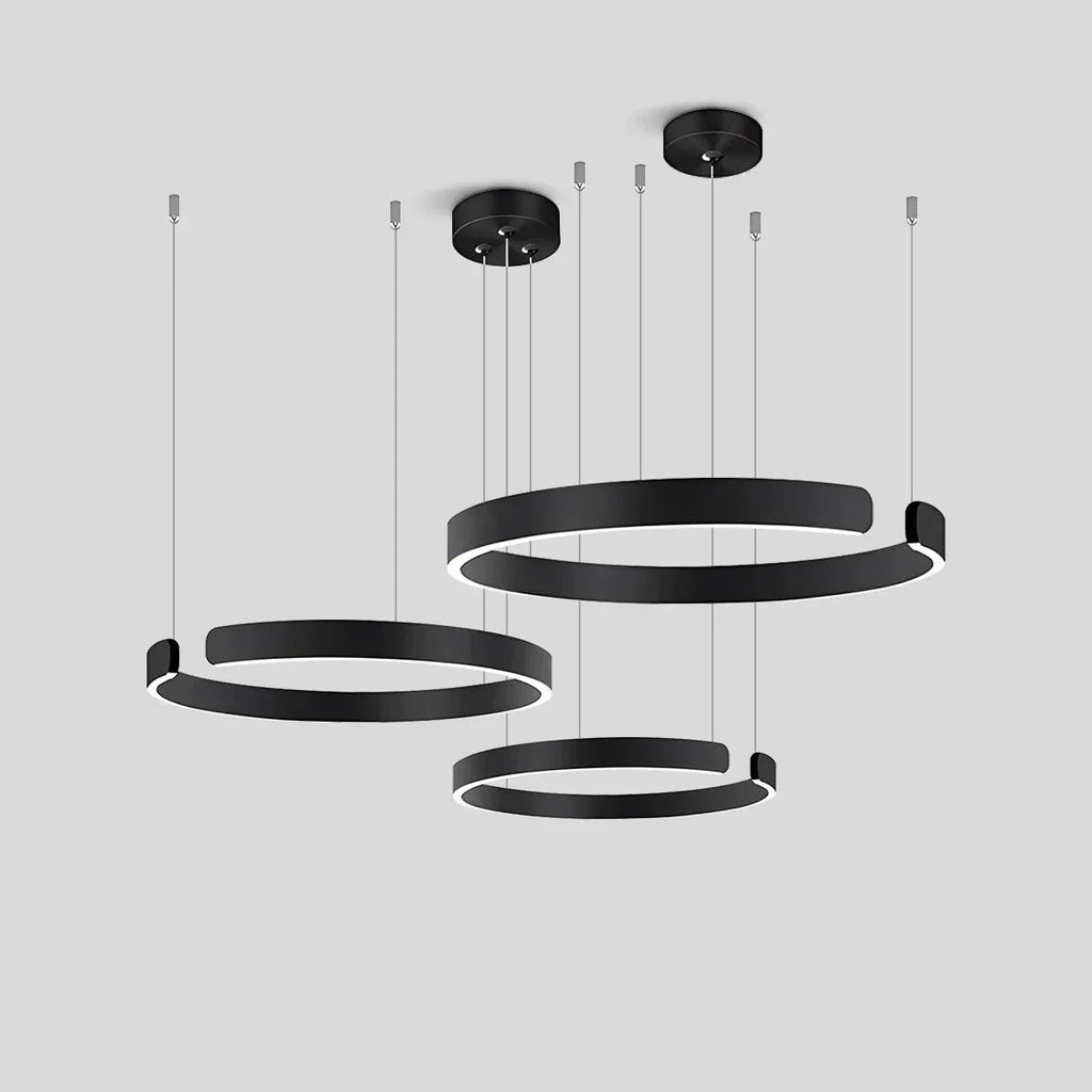 Moderner LED-Ring-Kronleuchter für das Wohnzimmer | Desfino