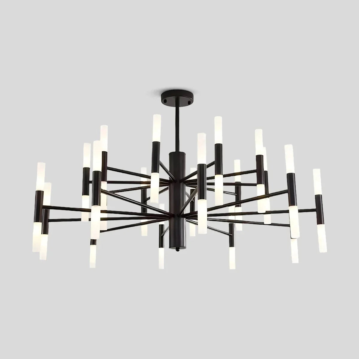 Adjustable Round Tube Chandelier | Desfino