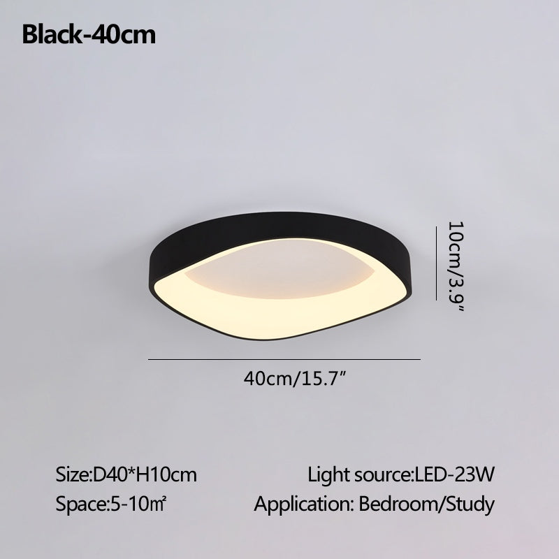 Nordic Acrylic Circle Ceiling Light for Bedroom | Desfino