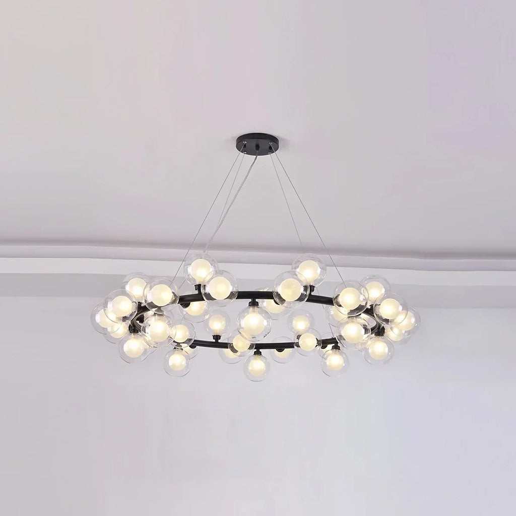 Nur Bubble Glass Chandelier for Living Room | Desfino