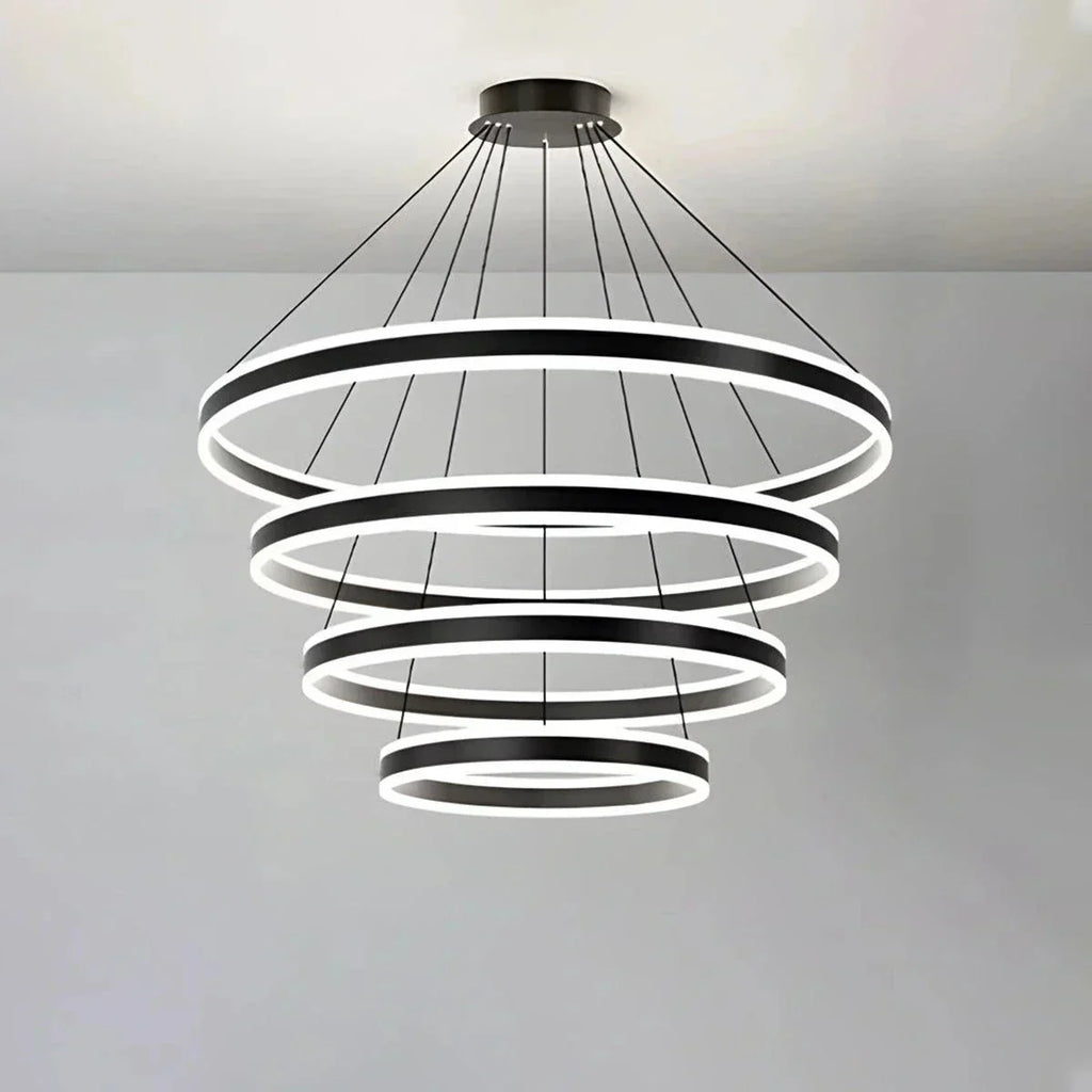 Circle Layered Living Room Chandelier | Desfino