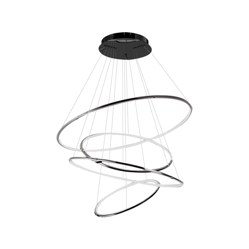 Large Tiered Ring Foyer Chandelier | Desfino