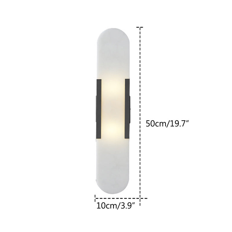 Elegante Wandleuchte aus spanischem Alabaster für das Wohnzimmer | Desfino