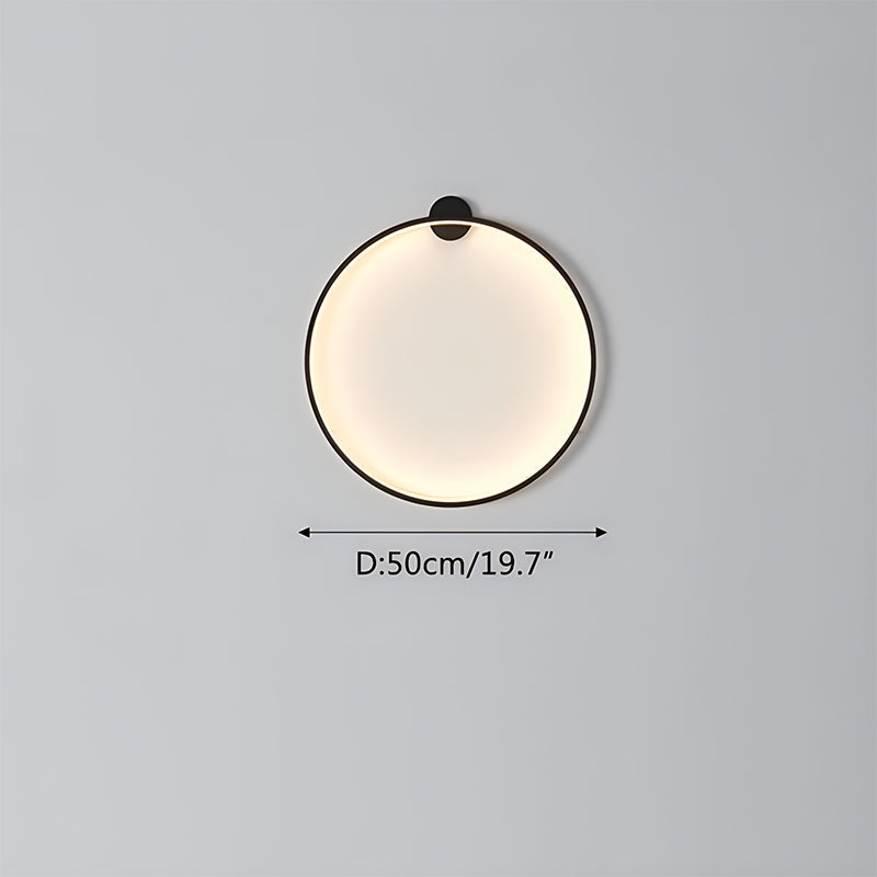 Round Ring LED Wall Lamp for Living Room | Desfino