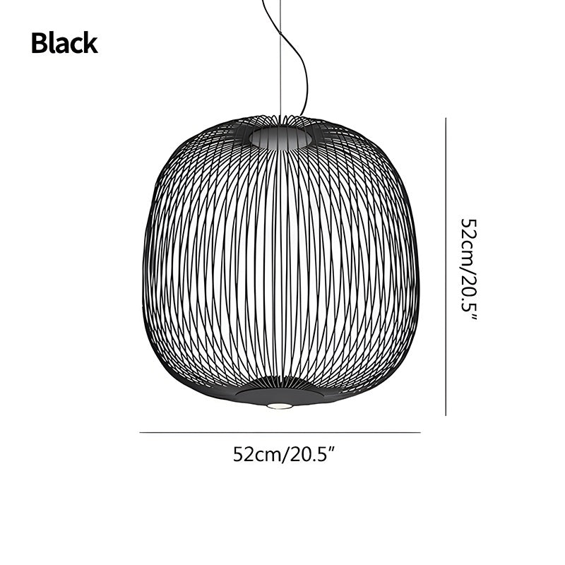 Foscarini Spokes Pendelleuchte in Vogelkäfigform | Desfino