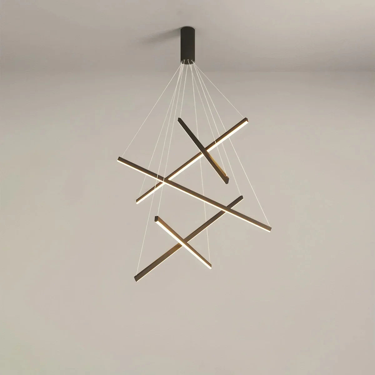 Custom Multi Light Sticks LED Chandelier | Desfino