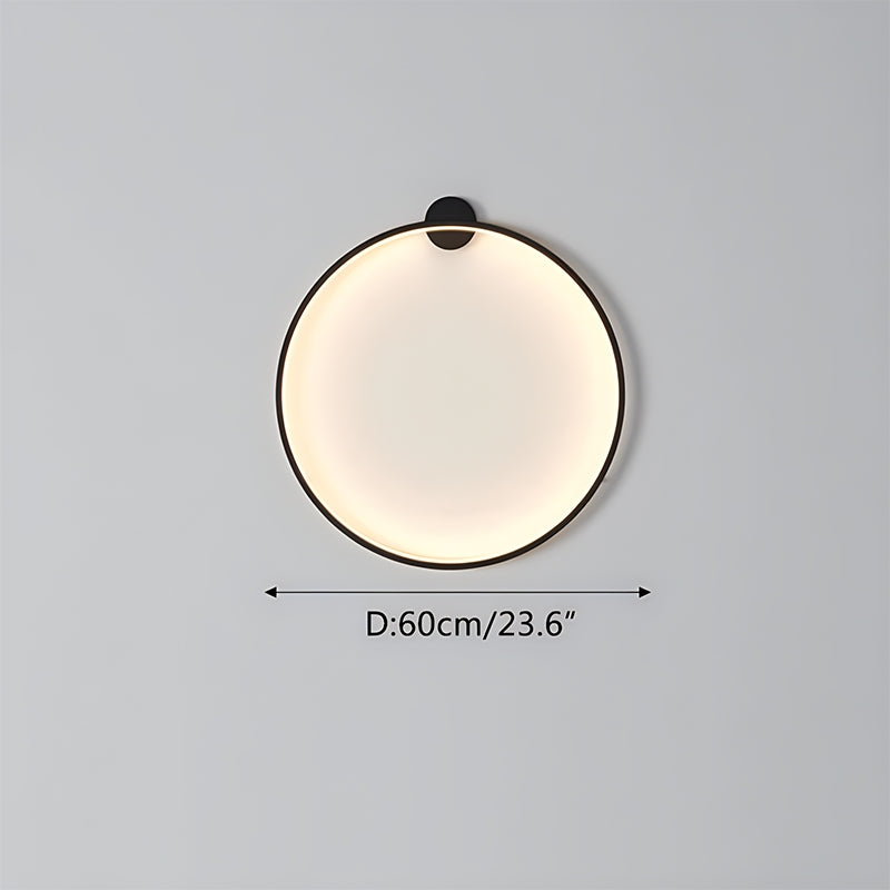 Round Ring LED Wall Lamp for Living Room | Desfino