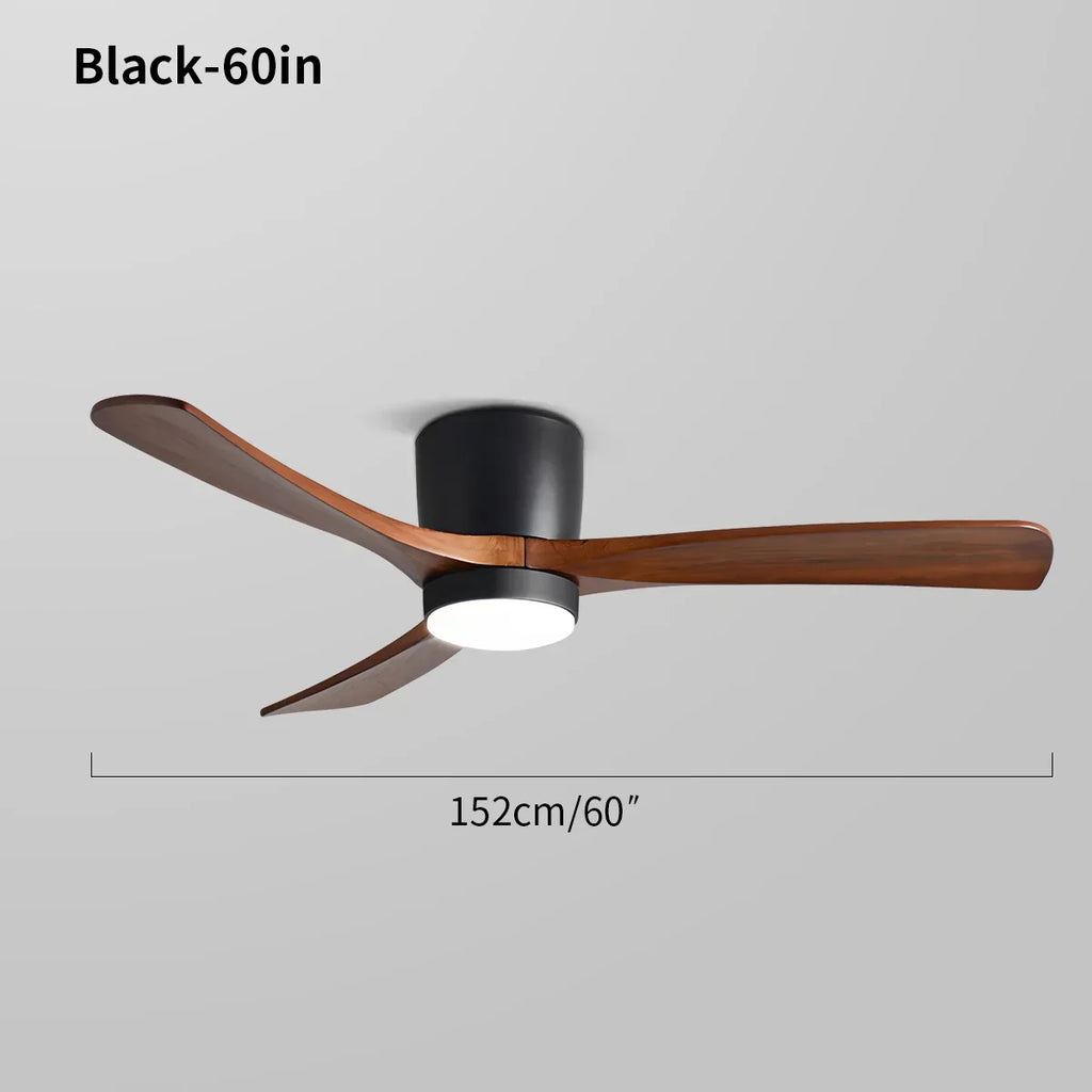 Large Low Profile Ceiling Fan with Light | Desfino