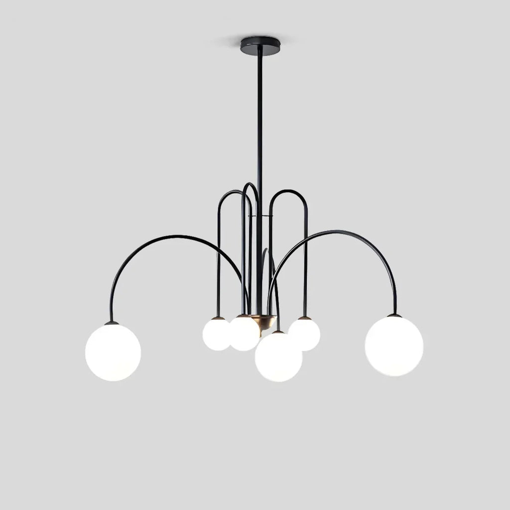 Avi Double Layer Glass Chandelier | Desfino