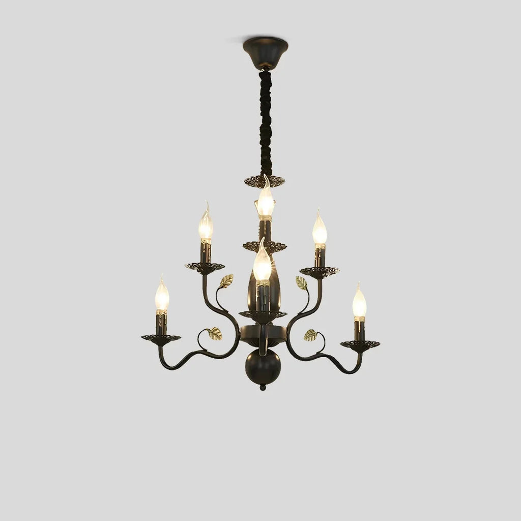 Double Layered Candle Chandelier for Dining Room | Desfino