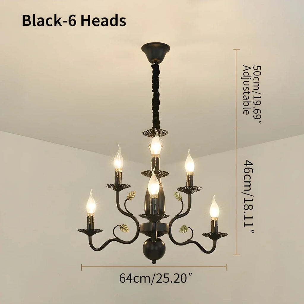 Double Layered Candle Chandelier for Dining Room | Desfino