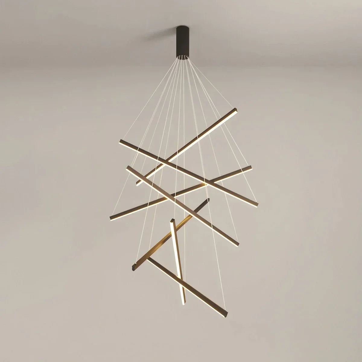 Custom Multi Light Sticks LED Chandelier | Desfino