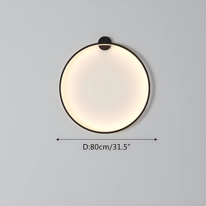 Round Ring LED Wall Lamp for Living Room | Desfino