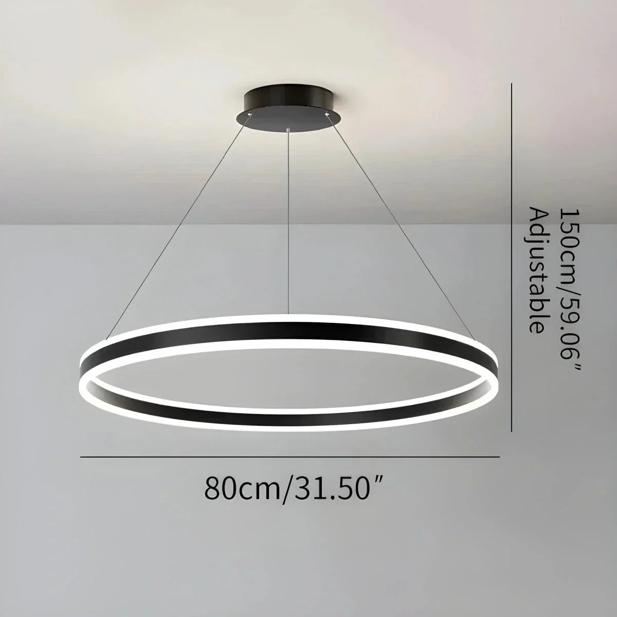 Circle Layered Living Room Chandelier | Desfino