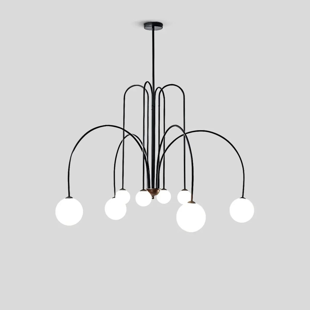 Avi Double Layer Glass Chandelier | Desfino