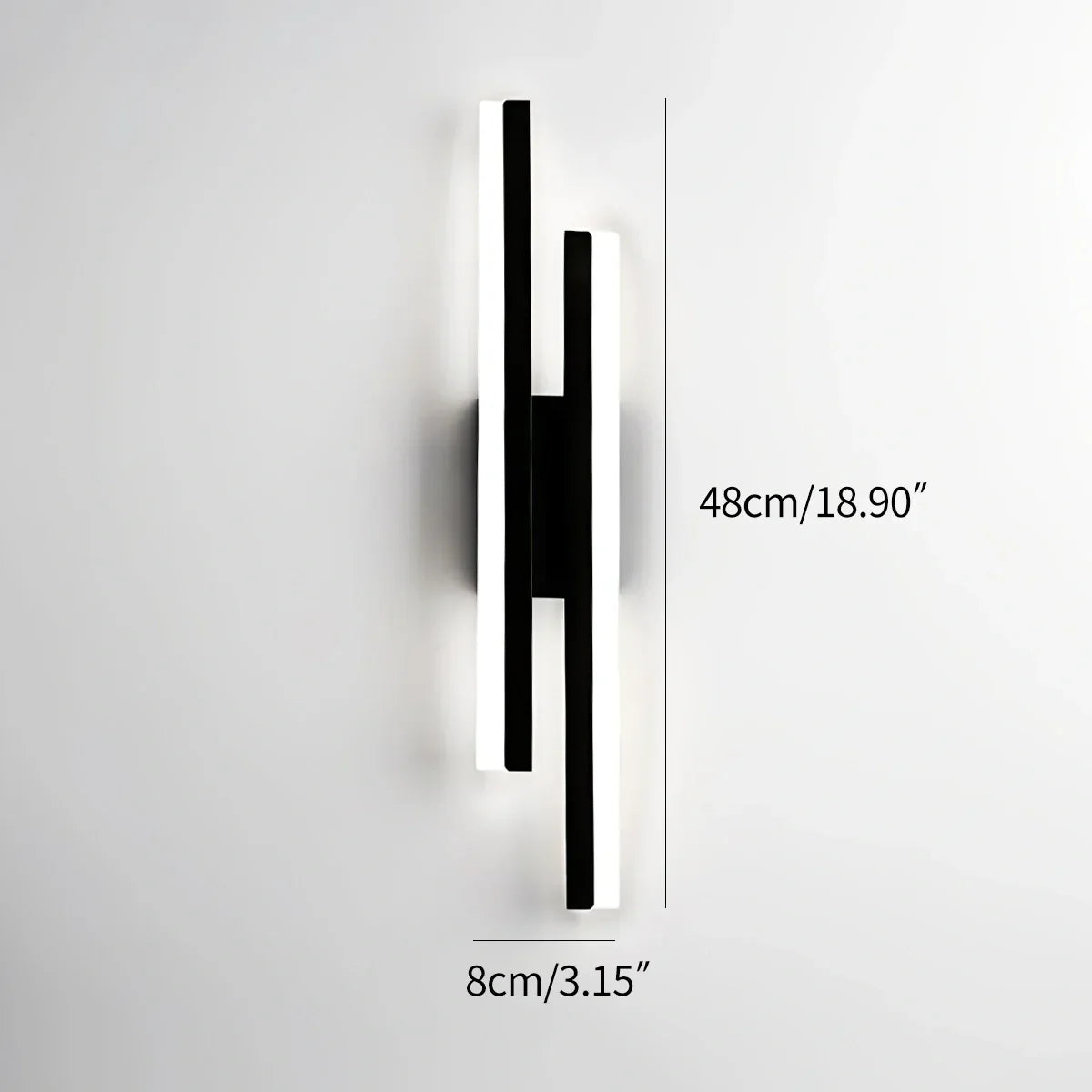 Antier Alana Minimalist H-Shaped Wall Lamp | Desfino