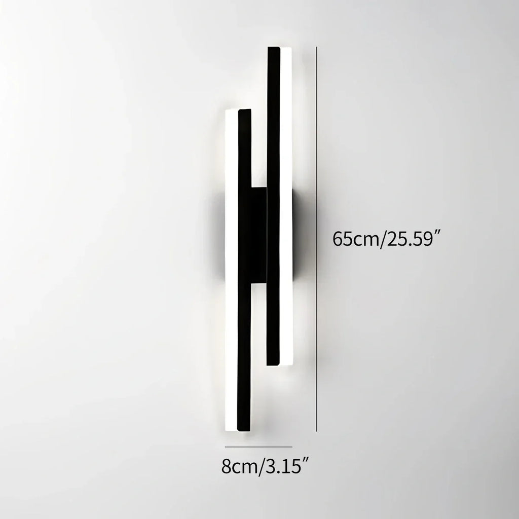 Antier Alana Minimalist H-Shaped Wall Lamp | Desfino