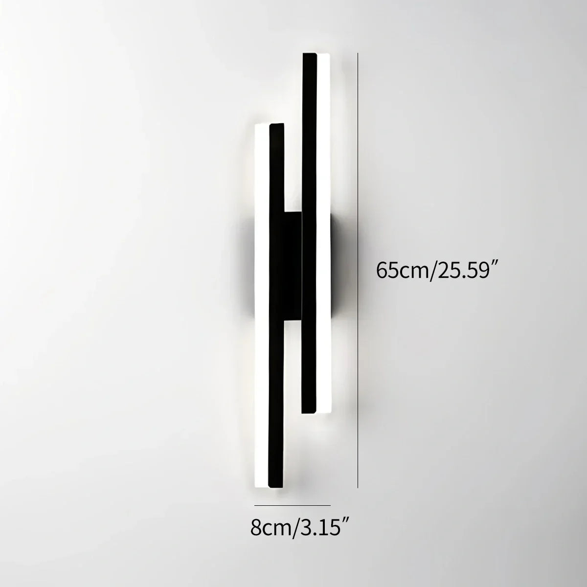 Antier Alana Minimalist H-Shaped Wall Lamp | Desfino