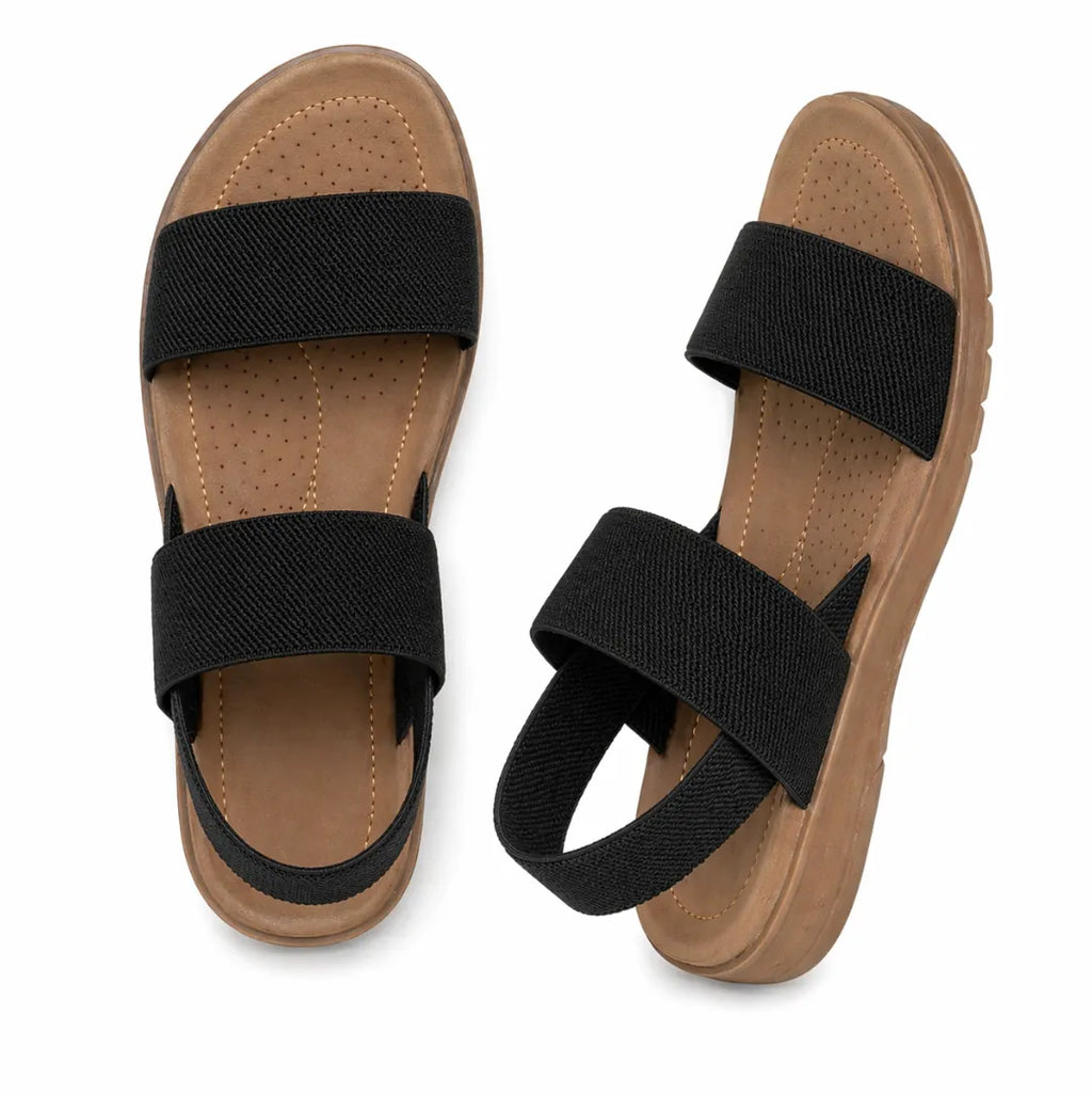Elastische sandalen — lichtgewicht instappers voor wandelen en reizen | Desfino