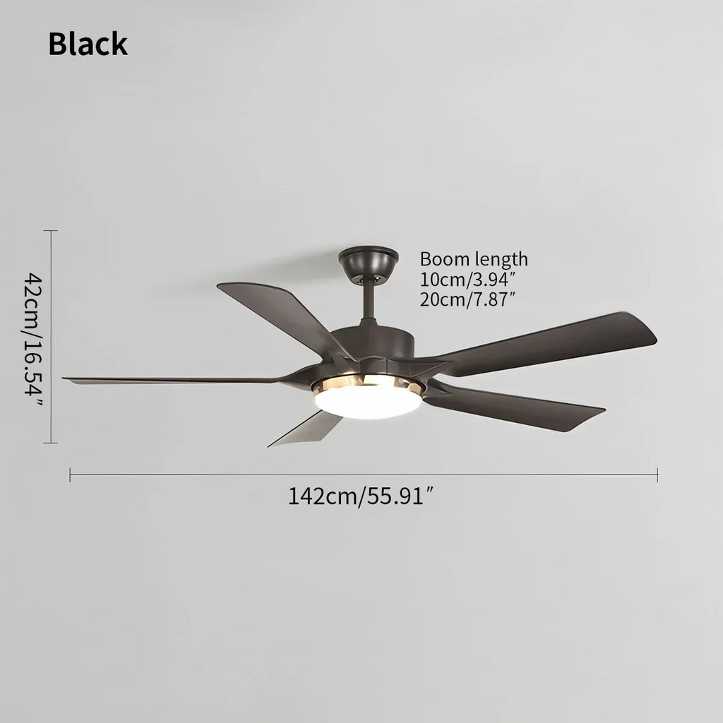 Dimmbarer Deckenventilator mit Licht und Fernbedienung | Desfino