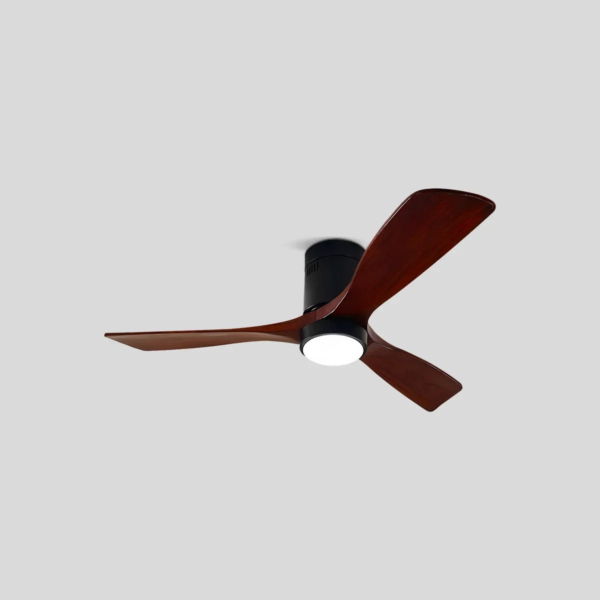 Mid-century Modern Hugger Ceiling Fan Lamp | Desfino
