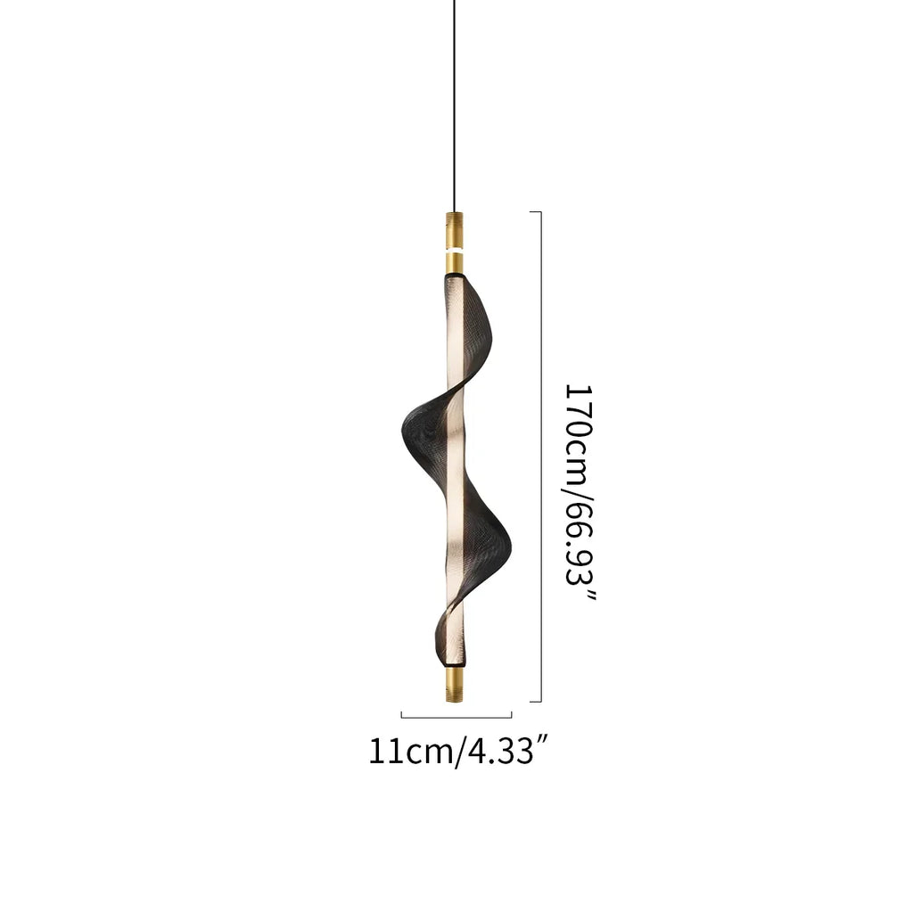 Nordic Art Twisted Mesh Pendant Light | Desfino