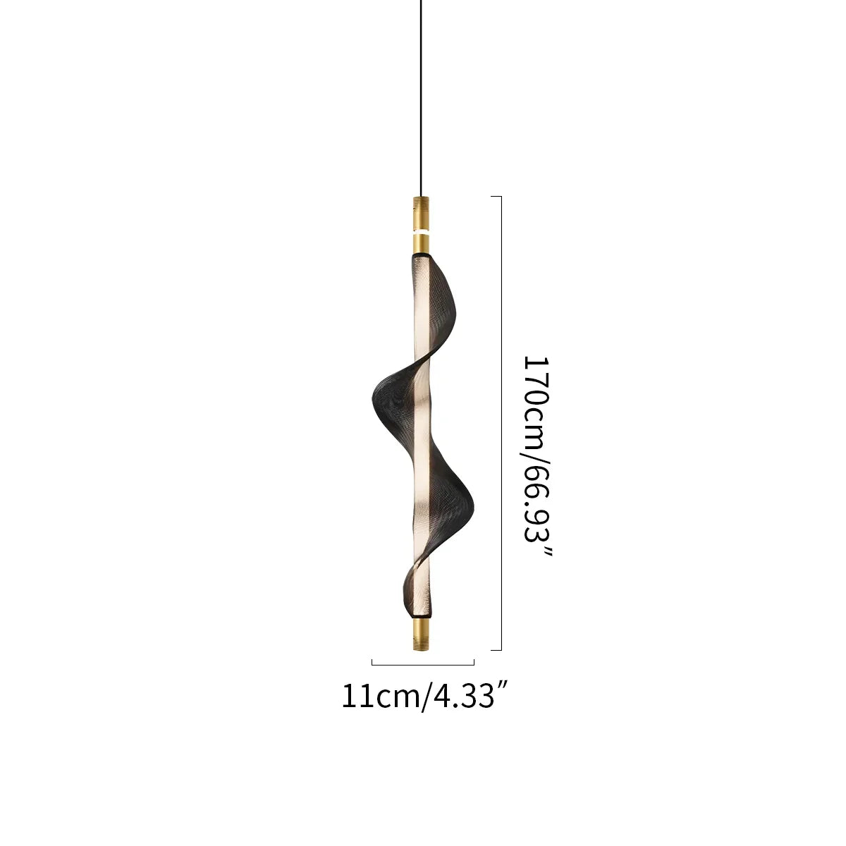 Nordic Art Twisted Mesh Pendant Light | Desfino