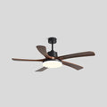Deckenventilator mit Leuchte „High Wind“ aus Holz | Desfino
