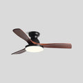 Vintage 3-leaf Wood Ceiling Fan Lamp | Desfino
