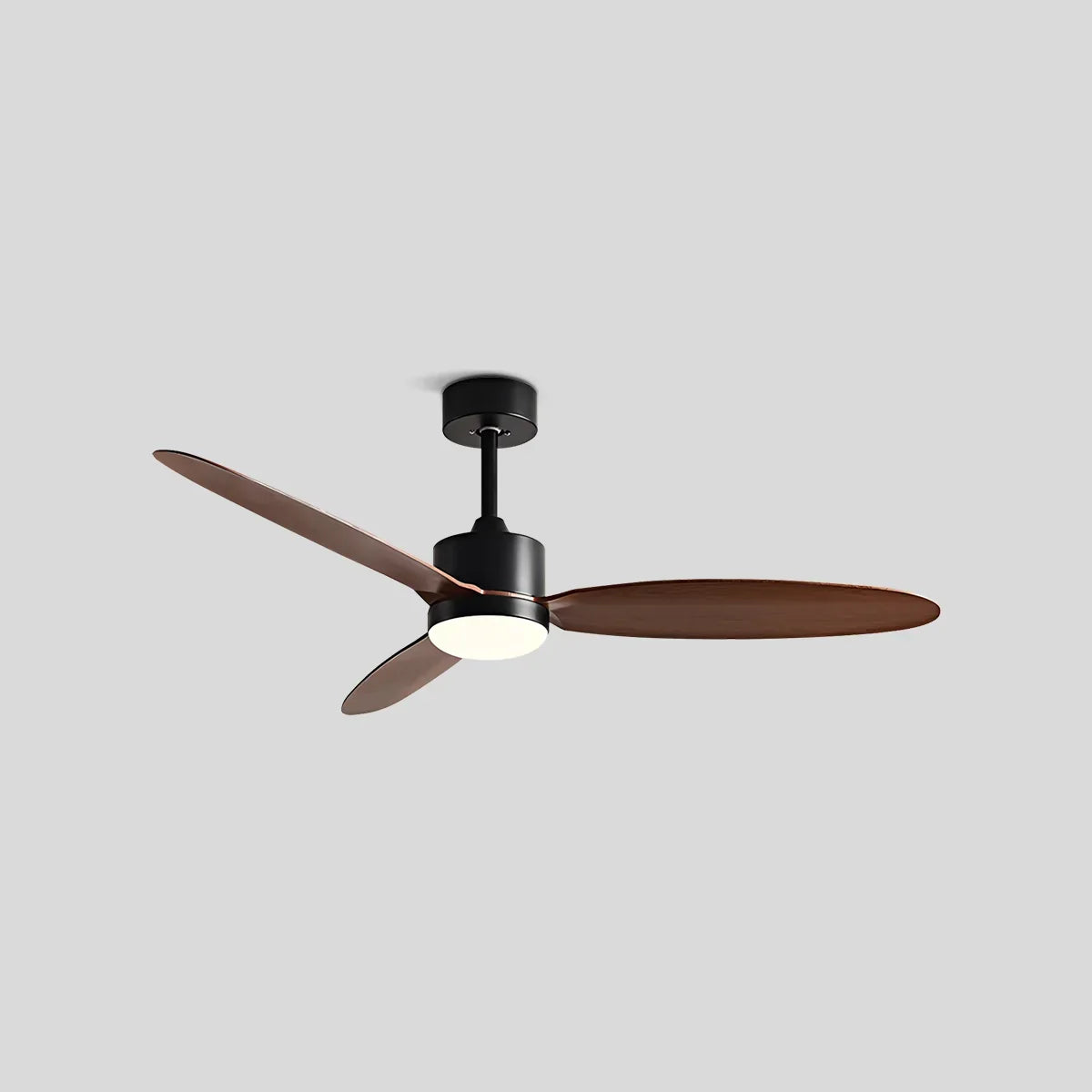 Deckenventilator mit 3 Flügeln und Licht fürs Schlafzimmer | Desfino