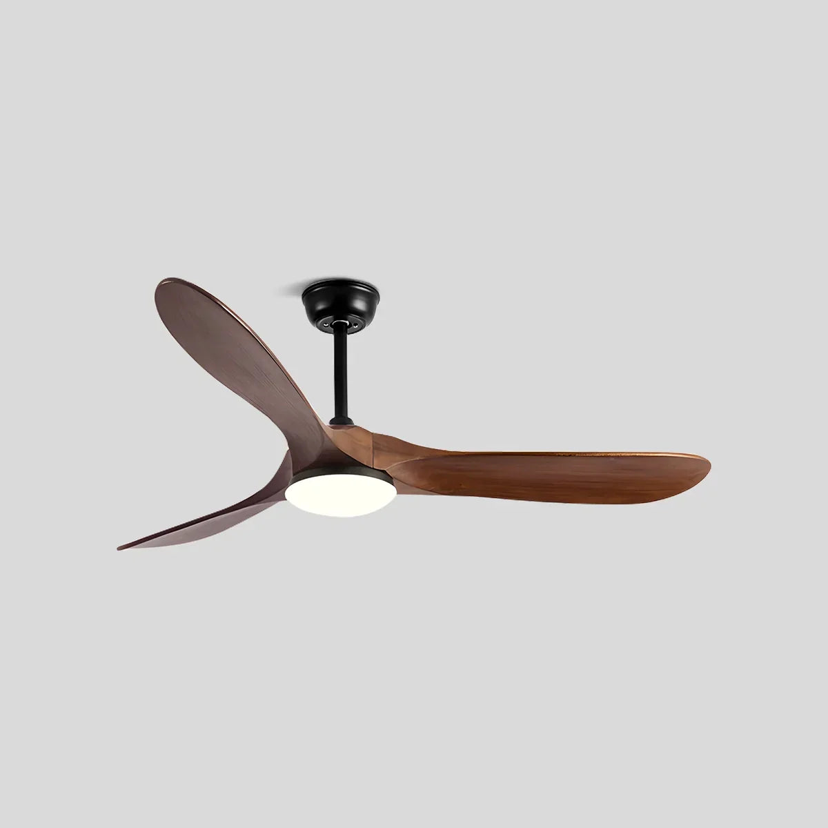 Nordic Wood Ceiling Fan with Light | Desfino