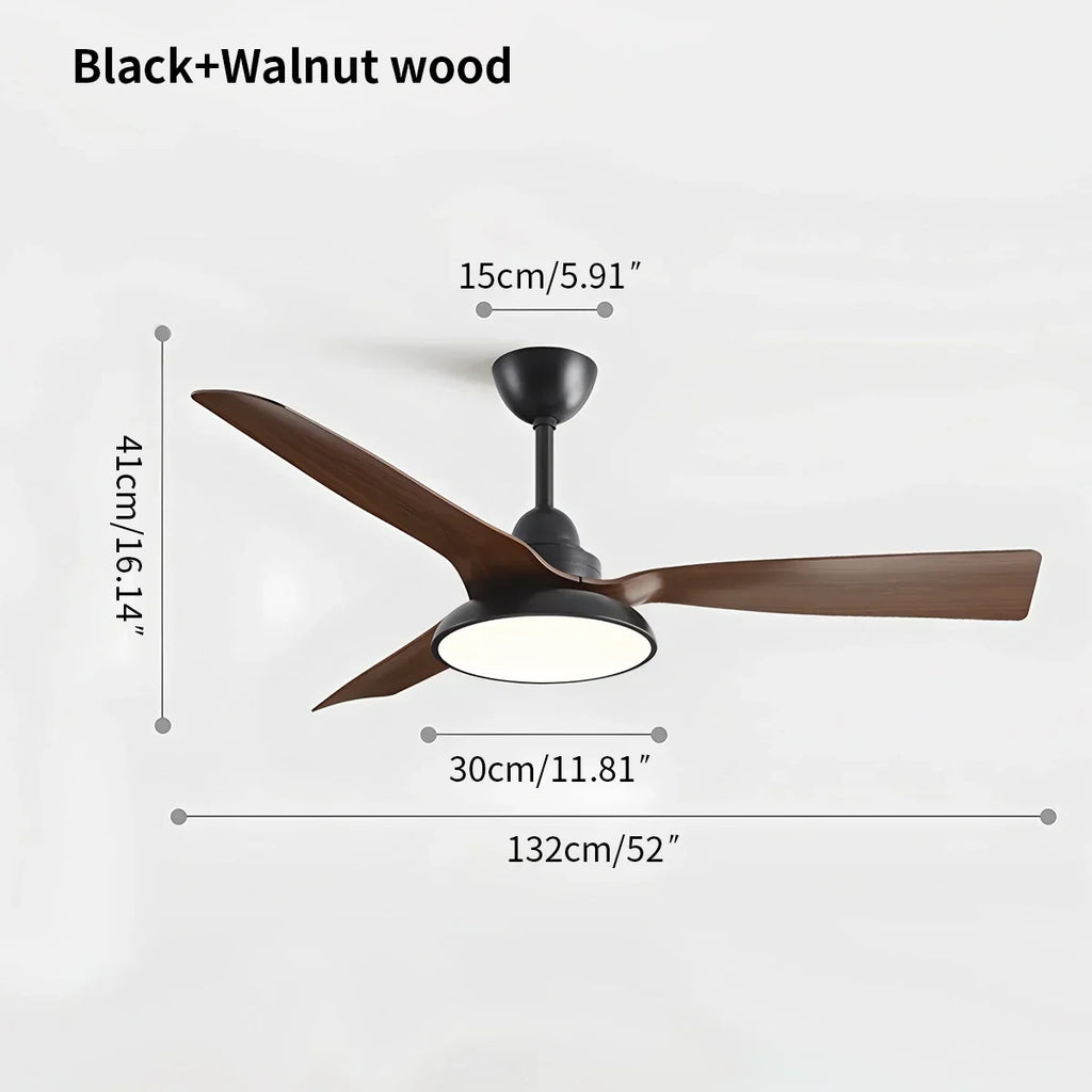 American Retro Ceiling Fan With Light | Desfino