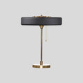 Mid-Century Round Table Lamp with Pull Chain | Desfino