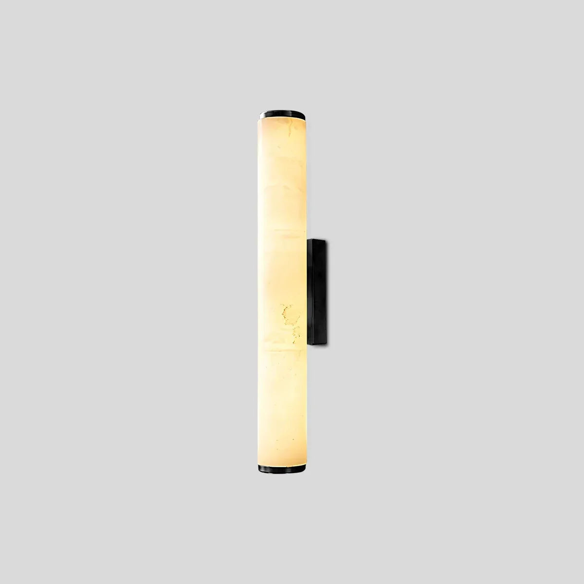 Modern Cylindrical Spanish Alabaster Wall Sconce | Desfino