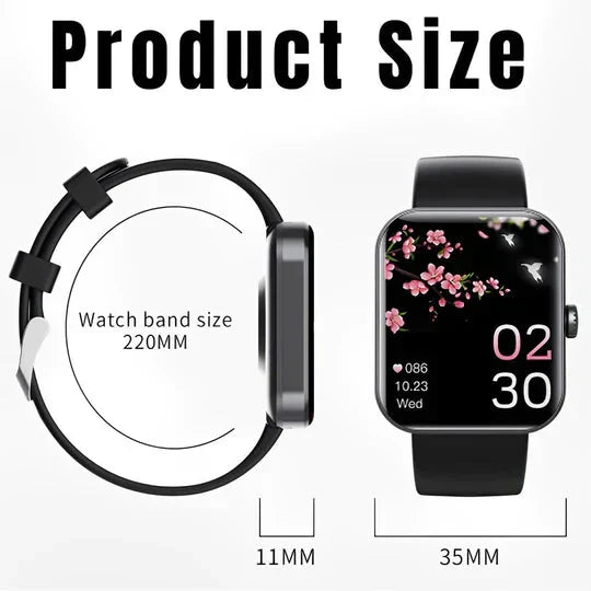VitaPulse Healthwatch Smartwatch — Noninvasive Glucose & SpO2 Monitor - Desfino