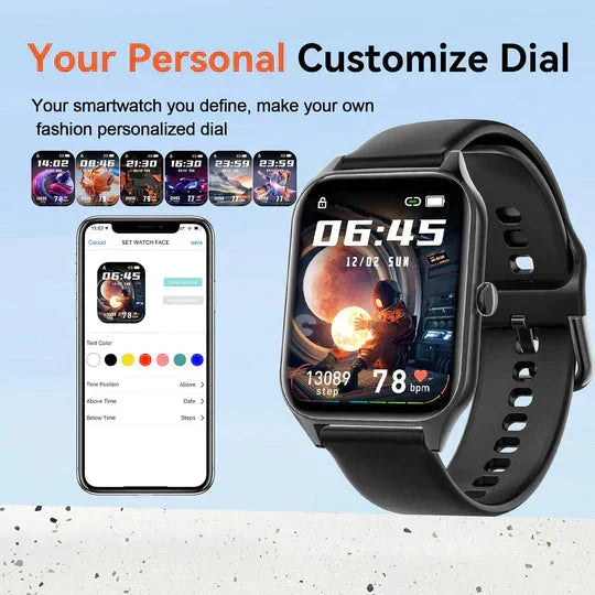 GlycoPulse Healthwatch — Noninvasive Blood Glucose & SpO2 Monitor - Desfino