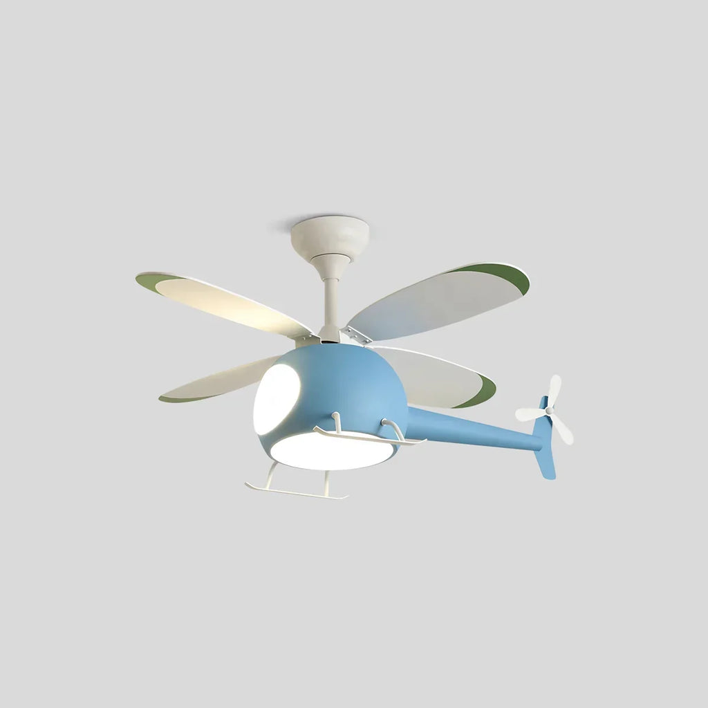 Airplane Ceiling Fan Lamp for Children’s Room | Desfino