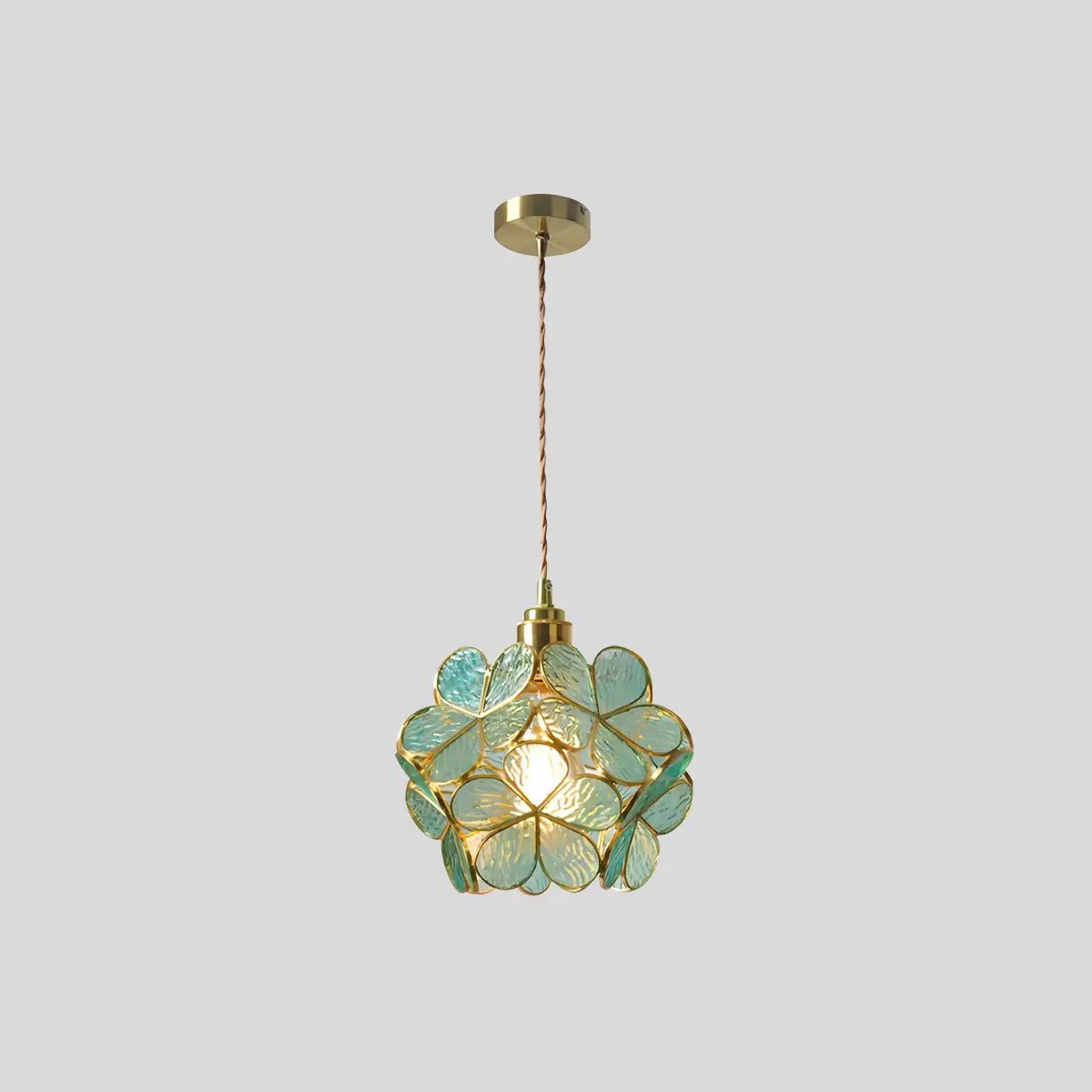 Cherry Blossom Stained Glass Pendant Light | Desfino