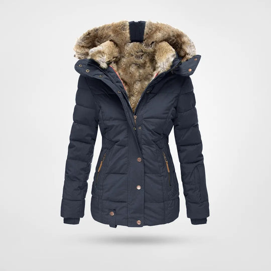 Veste d’hiver imperméable à capuche GlacierGuard — chaude, conception à quatre poches